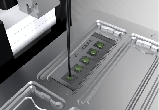 Economic and precise pipetting